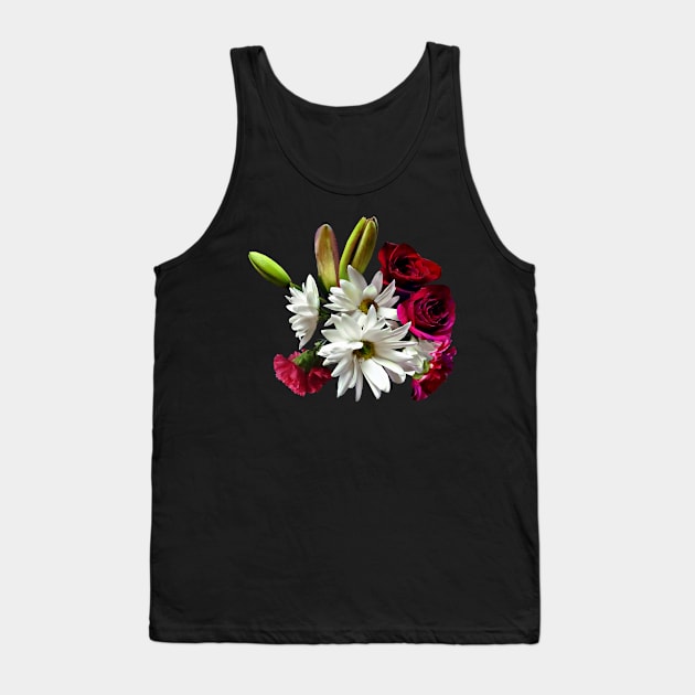 Daisies, Roses and Carnations Tank Top by SusanSavad